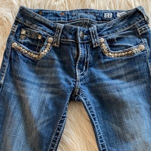 MISS Me jeweled boot cut jeans